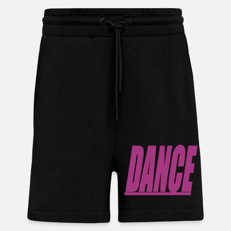 Danse - Short bio décontracté fabriqué en UE - SOLID BLACK