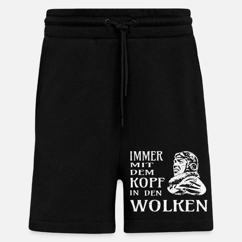 Pilot - Shorts - made by SPREAD - SOLID BLACK