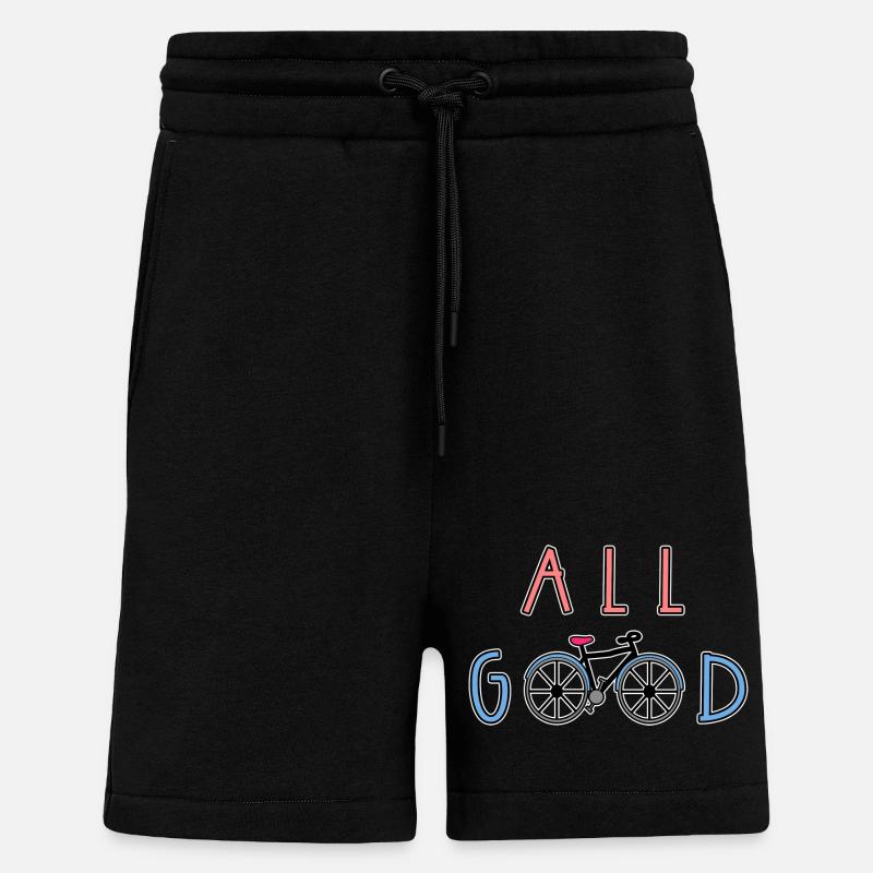 Biker Fahrrad Biker Statement - Shorts - made by SPREAD - SOLID BLACK