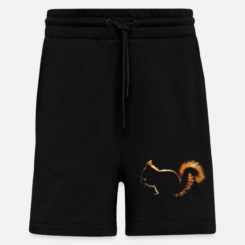 Eichhörnchen - Shorts - made by SPREAD - SOLID BLACK