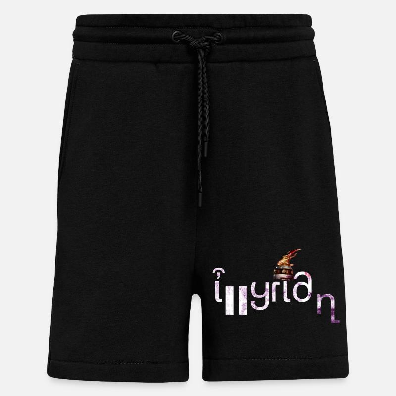 Illyrien - Short bio décontracté fabriqué en UE - SOLID BLACK