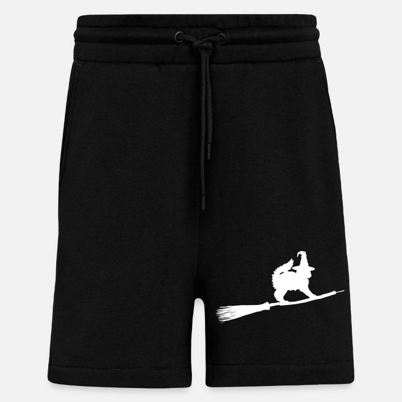 Katzen Hexe - Shorts - made by SPREAD - SOLID BLACK