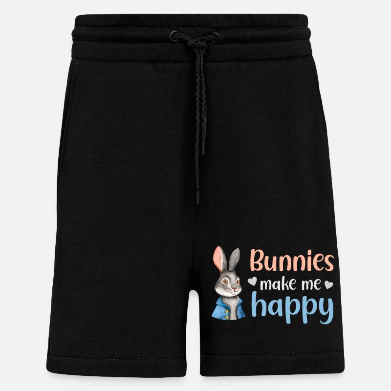 Rabbit Rabbit - Shorts - made by SPREAD - SOLID BLACK