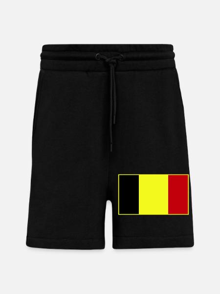 Anpassbare dreifarbige Flagge - Shorts - made by SPREAD - SOLID BLACK