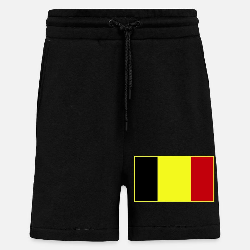 Anpassbare dreifarbige Flagge - Shorts - made by SPREAD - SOLID BLACK
