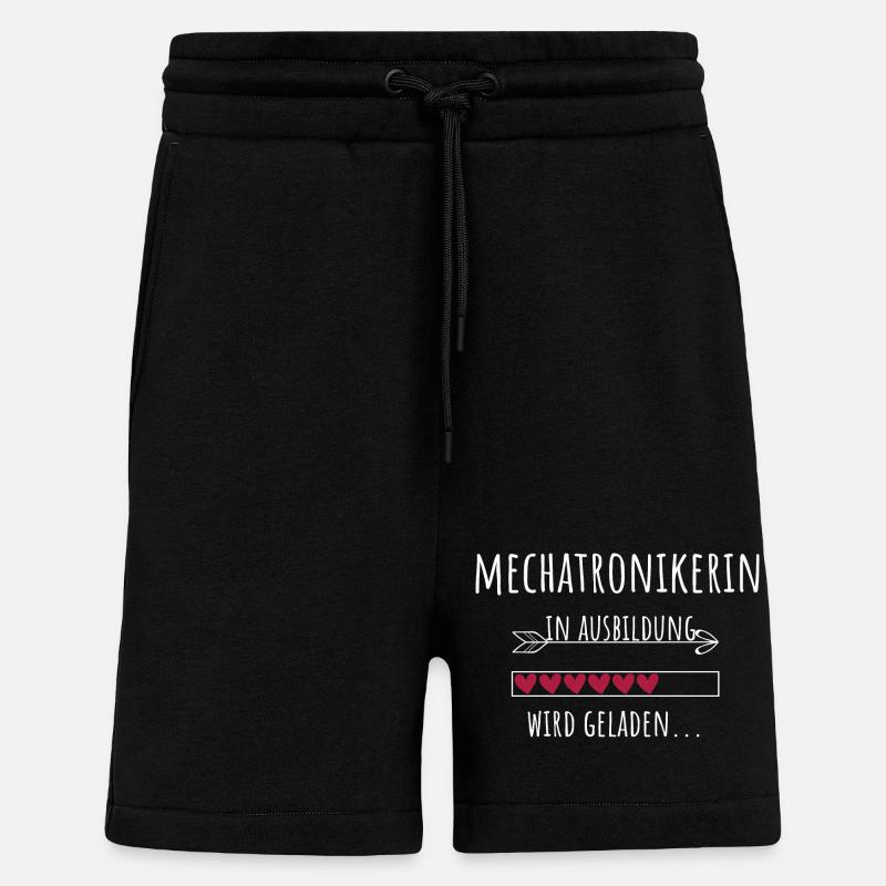 Mechatronikerin in Ausbildung Geschenk - Shorts - made by SPREAD - SOLID BLACK