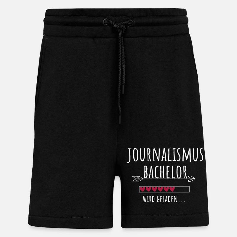 Journalismus Bachelor Studium Studentin Geschenk - Shorts - made by SPREAD - SOLID BLACK