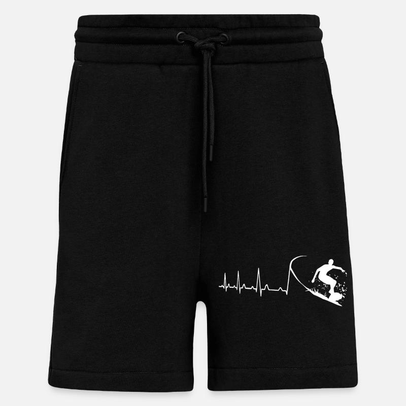 Surfer Herzschlag - Shorts - made by SPREAD - SOLID BLACK