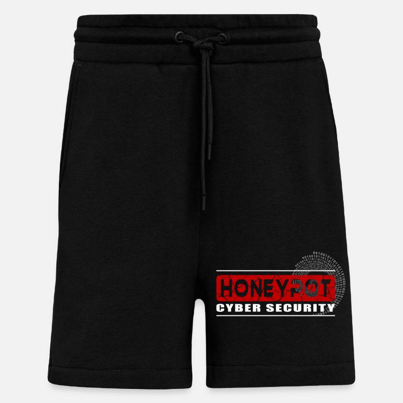 Honeypot Cyber security - Shorts - made by SPREAD - SOLID BLACK