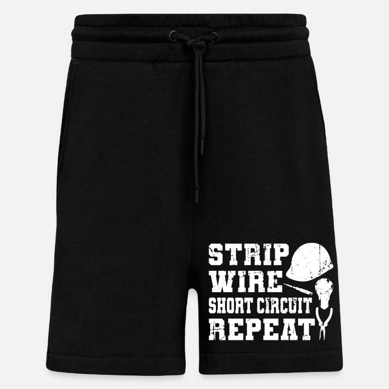Electrical Engineer Quote - Shorts - made by SPREAD - SOLID BLACK