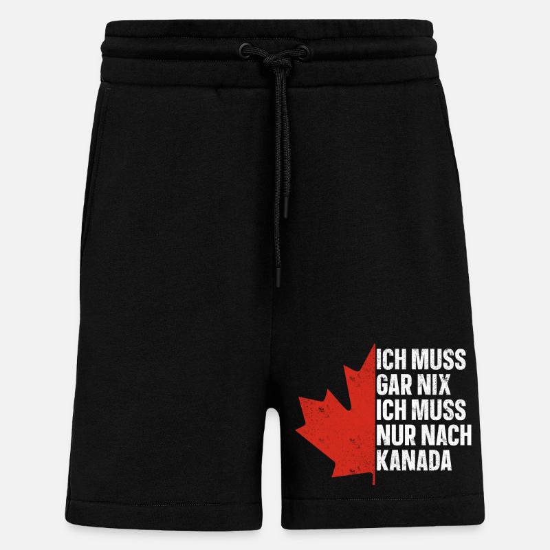 Kanada - Shorts - made by SPREAD - SOLID BLACK
