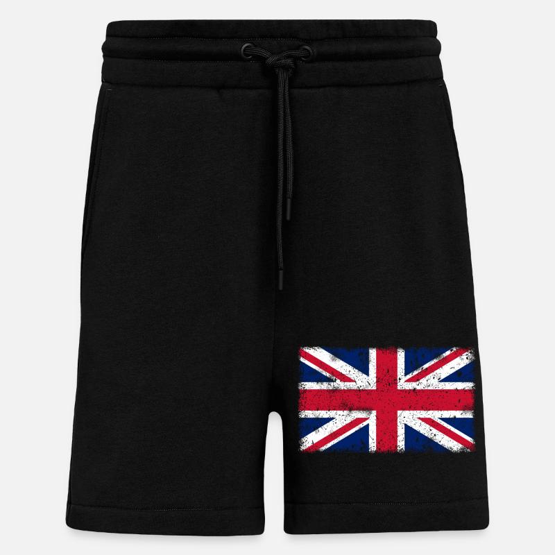 Großbritannien - Shorts - made by SPREAD - SOLID BLACK
