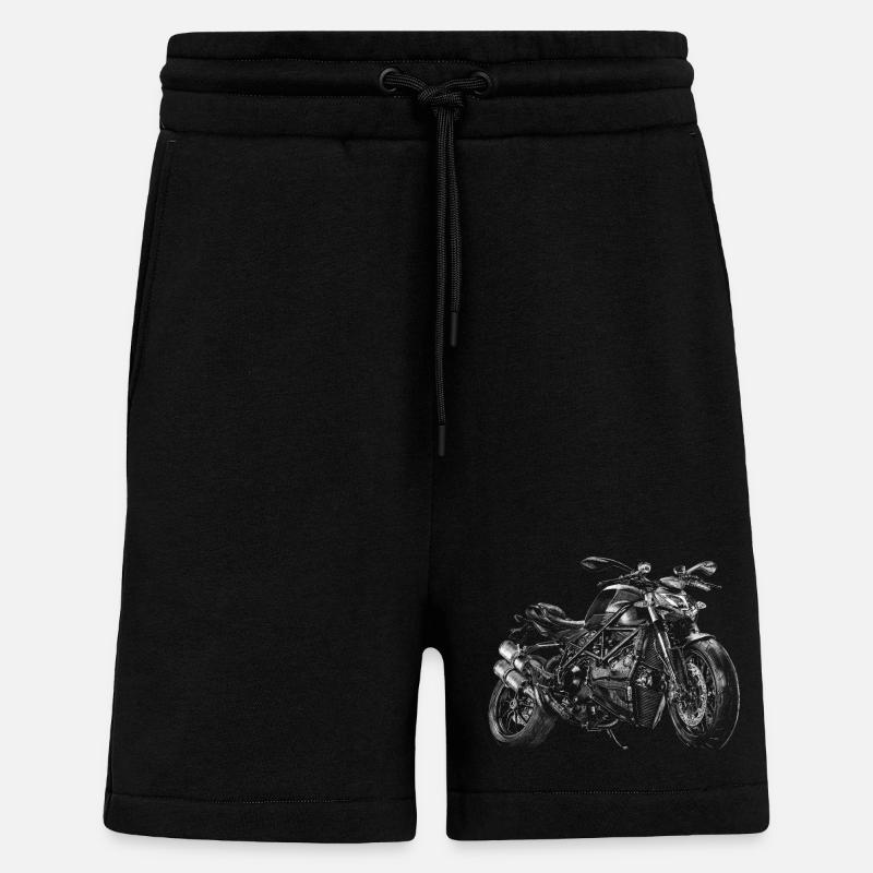 Motorrad - Shorts - made by SPREAD - SOLID BLACK