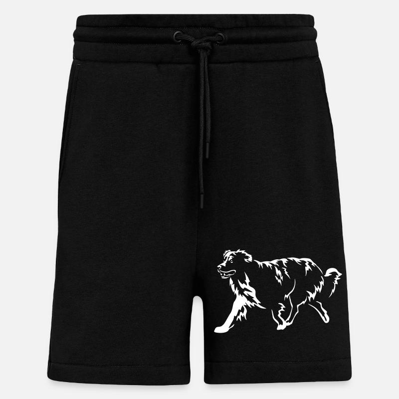 Berger australien « Black Edition » - Short bio décontracté fabriqué en UE - SOLID BLACK