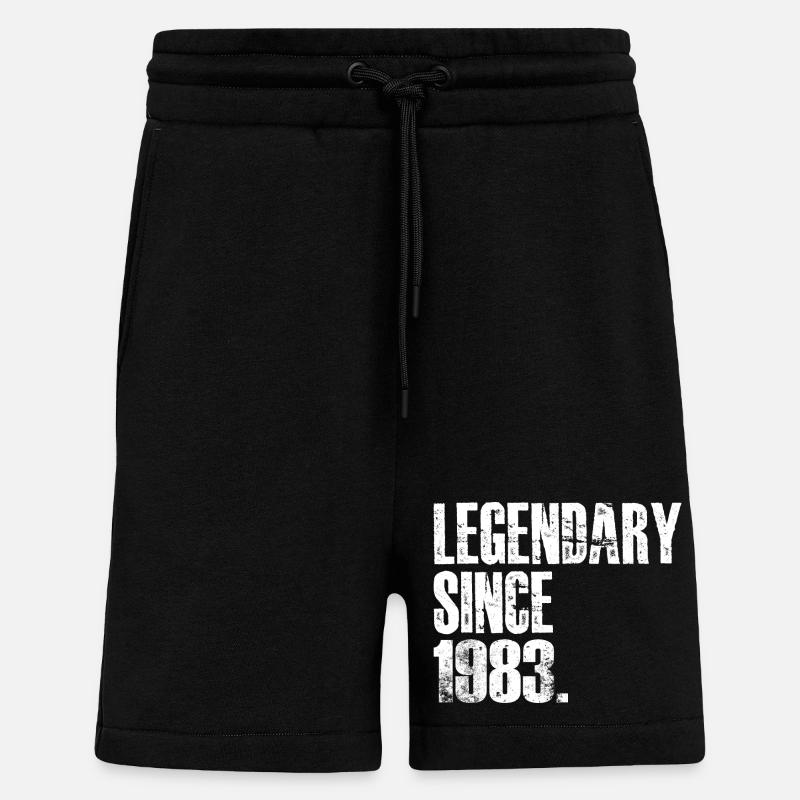 Legendary Since 1983 - Shorts - made by SPREAD - SOLID BLACK