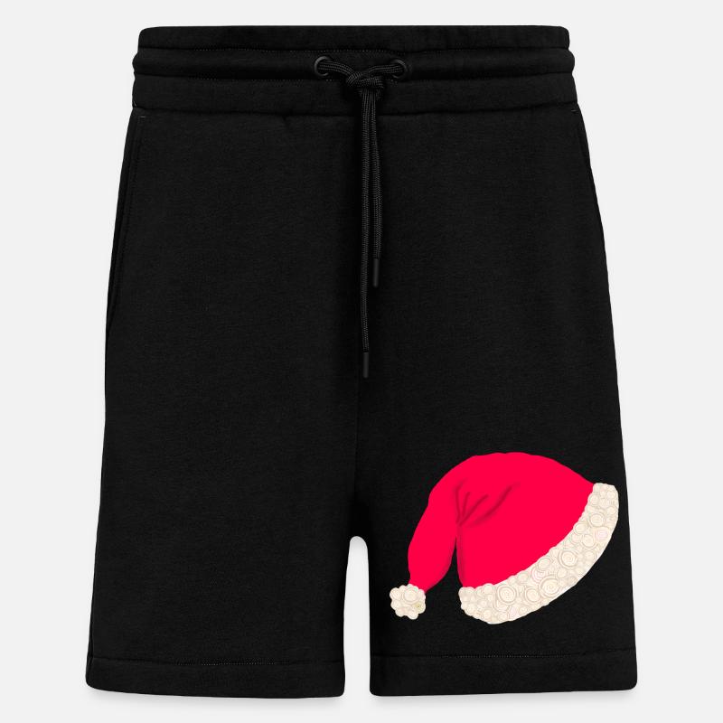 Weihnachtsmütze ohne Text - Shorts - made by SPREAD - SOLID BLACK