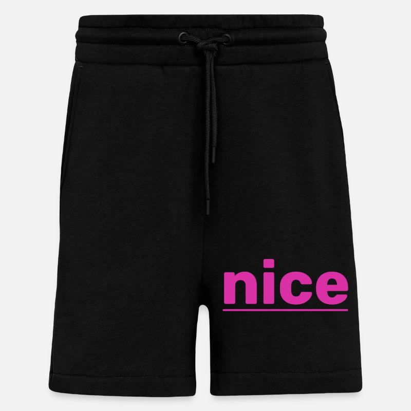 gentil - Short bio décontracté fabriqué en UE - SOLID BLACK