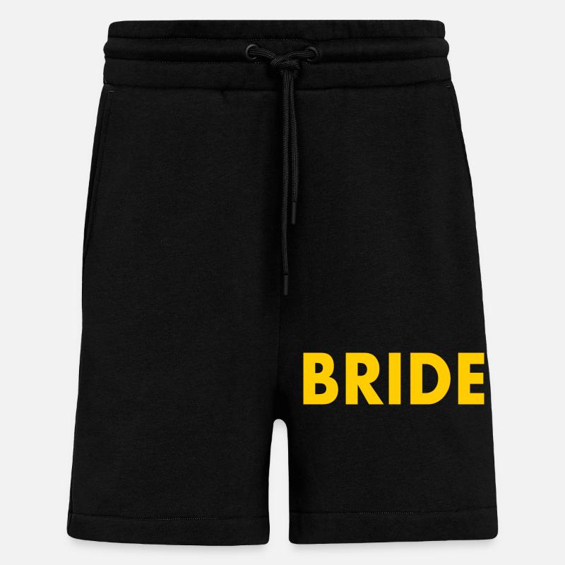 Bride - Short bio décontracté fabriqué en UE - SOLID BLACK