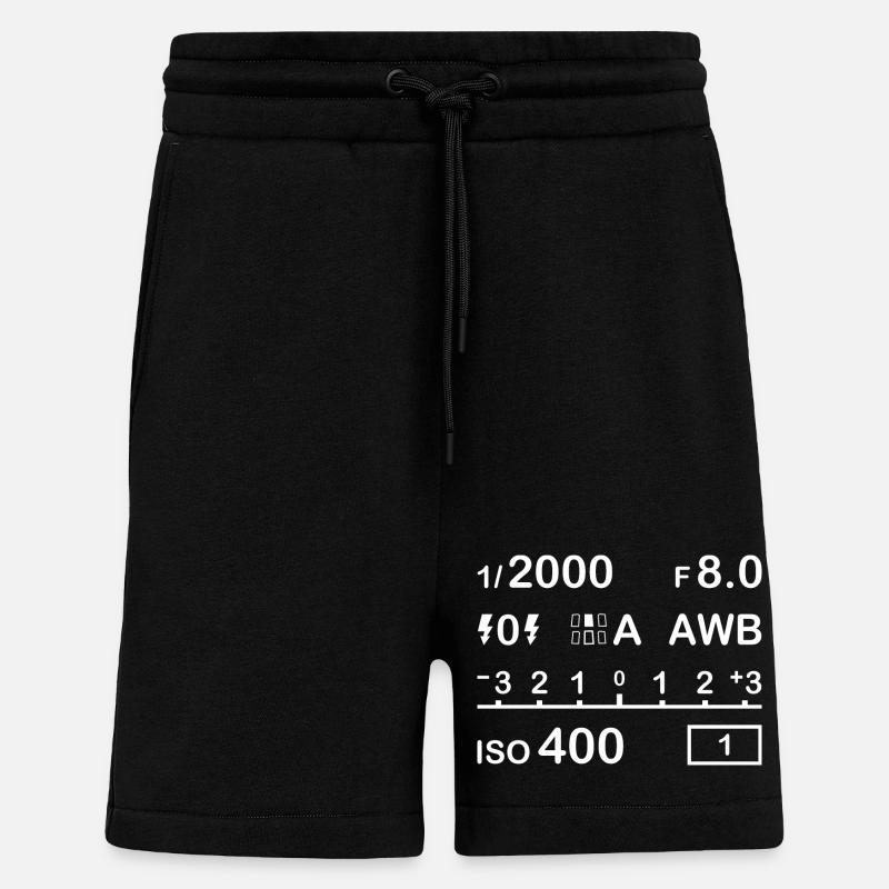 Digitalkamera Einstellungen - Shorts - made by SPREAD - SOLID BLACK