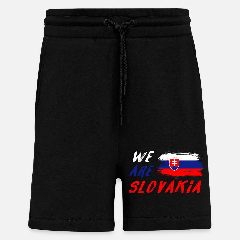 Wir sind Slowakei - Shorts - made by SPREAD - SOLID BLACK