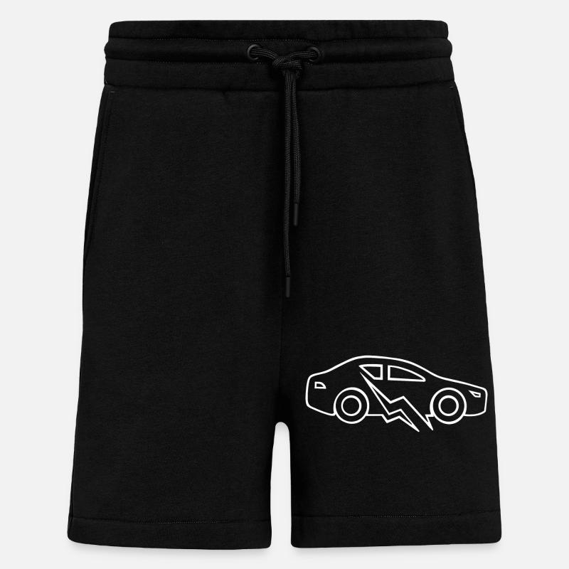 E-Auto Elektroauto - Shorts - made by SPREAD - SOLID BLACK