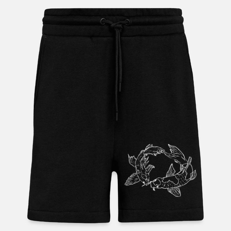 Koi - Short bio décontracté fabriqué en UE - SOLID BLACK