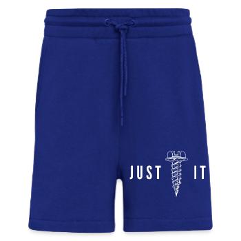 Just Screw It Screwdriver Humor DIY-Aussage - Shorts - made by SPREAD - Iconic Blue - Vorne