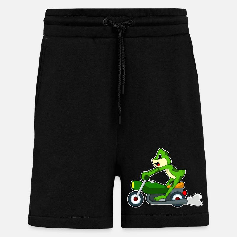 Frosch Motorrad - Shorts - made by SPREAD - SOLID BLACK