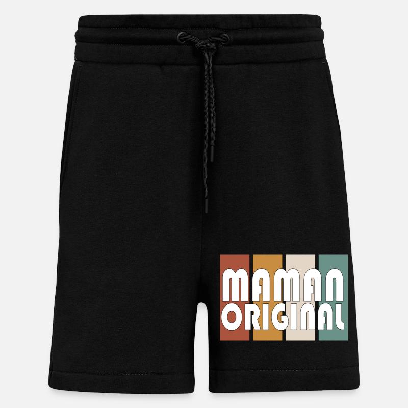 Ursprüngliche Mutter - Shorts - made by SPREAD - SOLID BLACK
