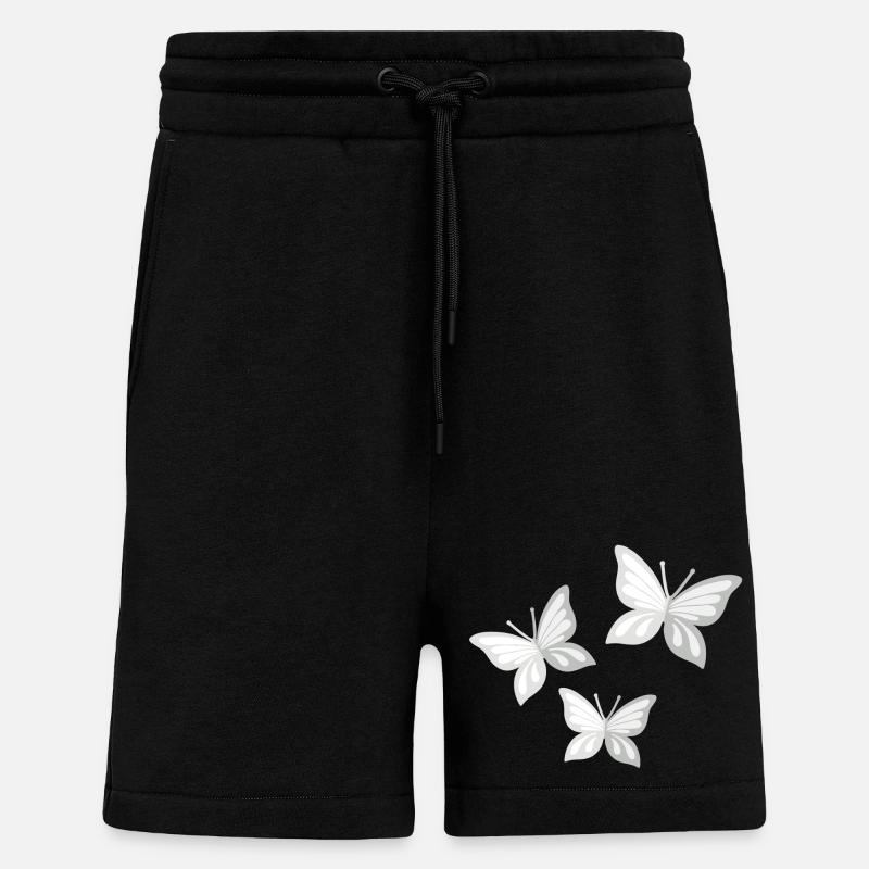 Schmetterling; Schmetterling - Shorts - made by SPREAD - SOLID BLACK