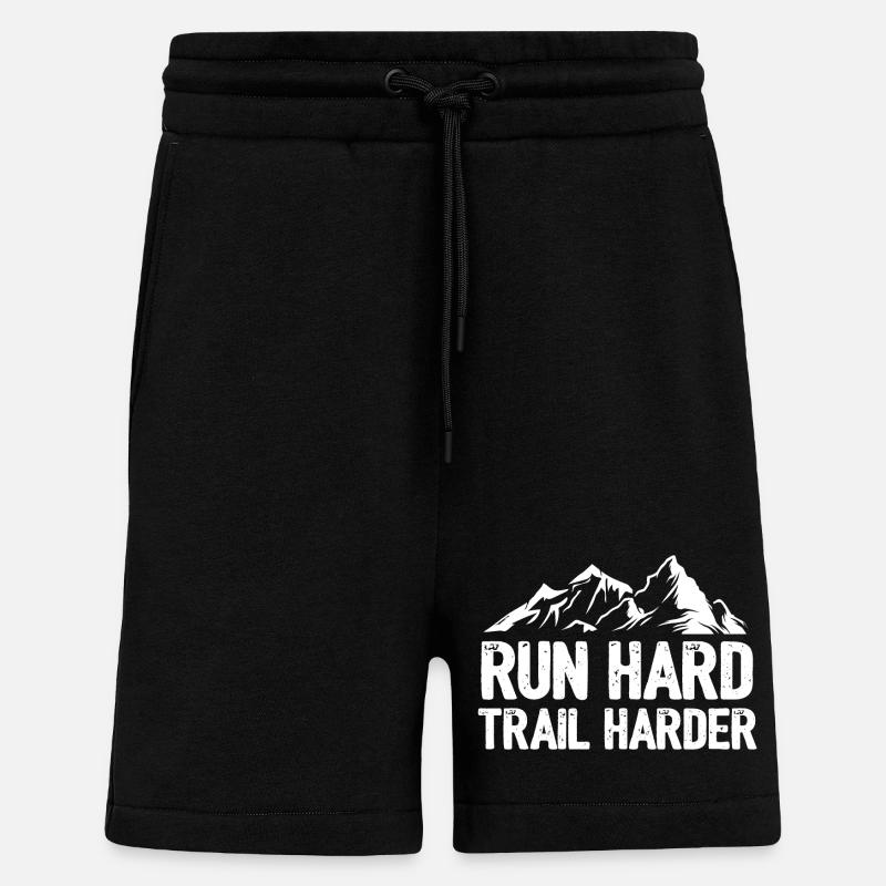 Lauf hart. Härterer Trail - Shorts - made by SPREAD - SOLID BLACK