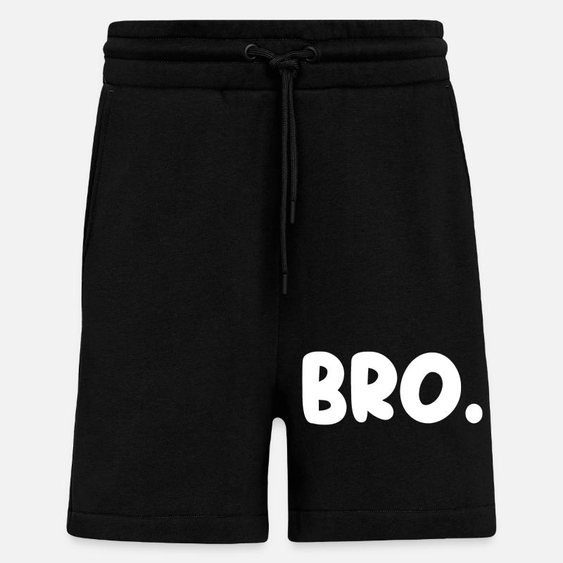Bro! - Shorts - made by SPREAD - SOLID BLACK