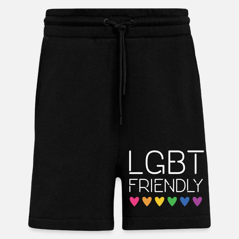LGBT-freundlich - Shorts - made by SPREAD - SOLID BLACK