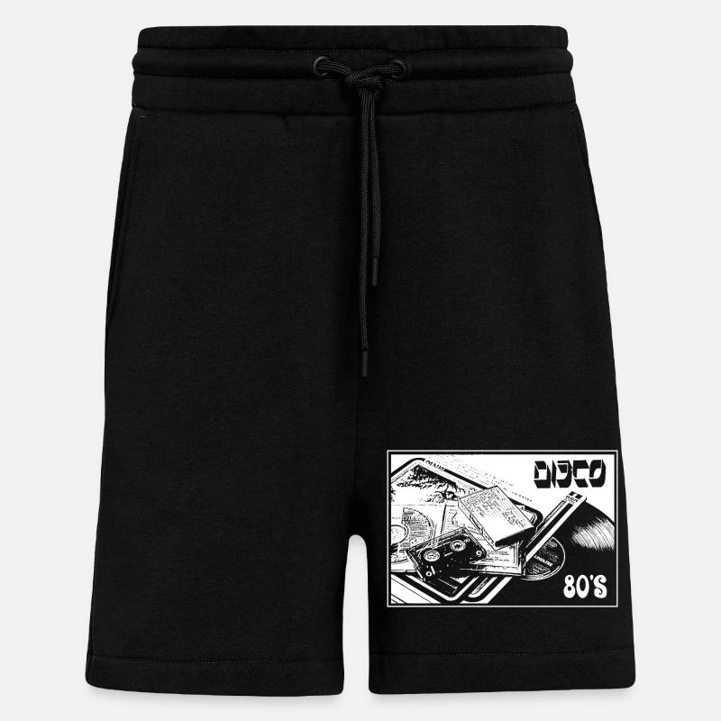 DISCO - Shorts - made by SPREAD - SOLID BLACK