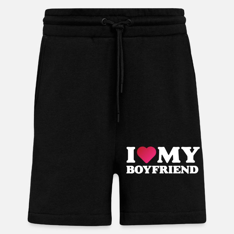 Ich liebe meinen Freund - Shorts - made by SPREAD - SOLID BLACK