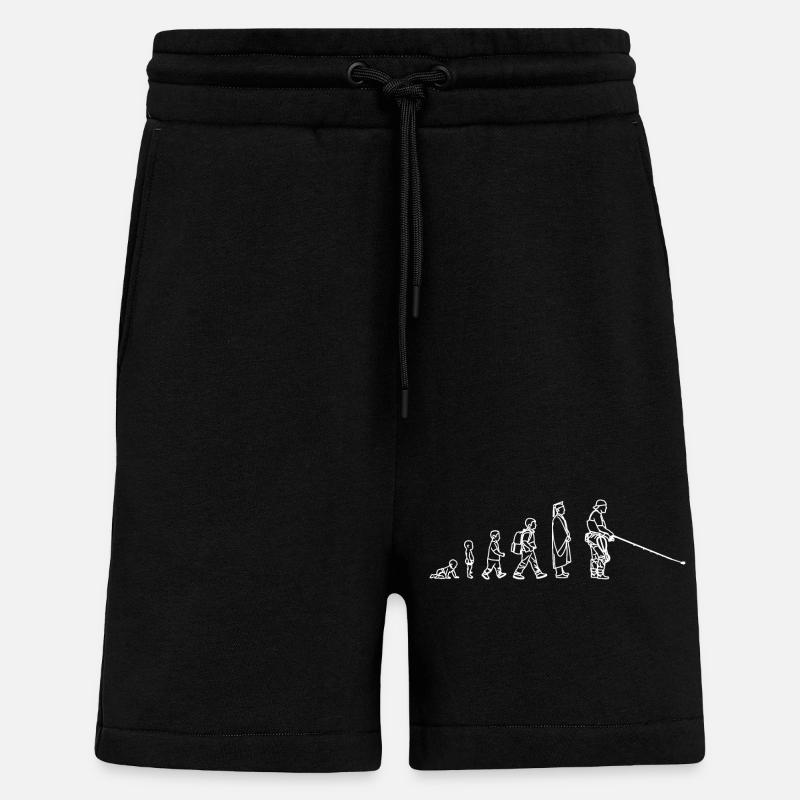 Angeln Evolution - Shorts - made by SPREAD - SOLID BLACK