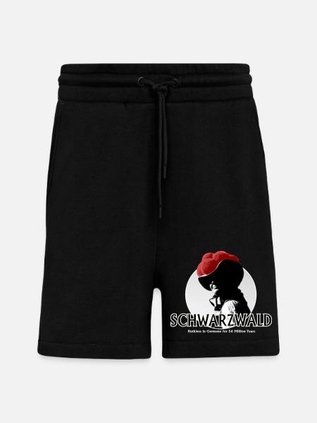 Schwarzwald Retro Silhouette - Shorts - made by SPREAD - SOLID BLACK