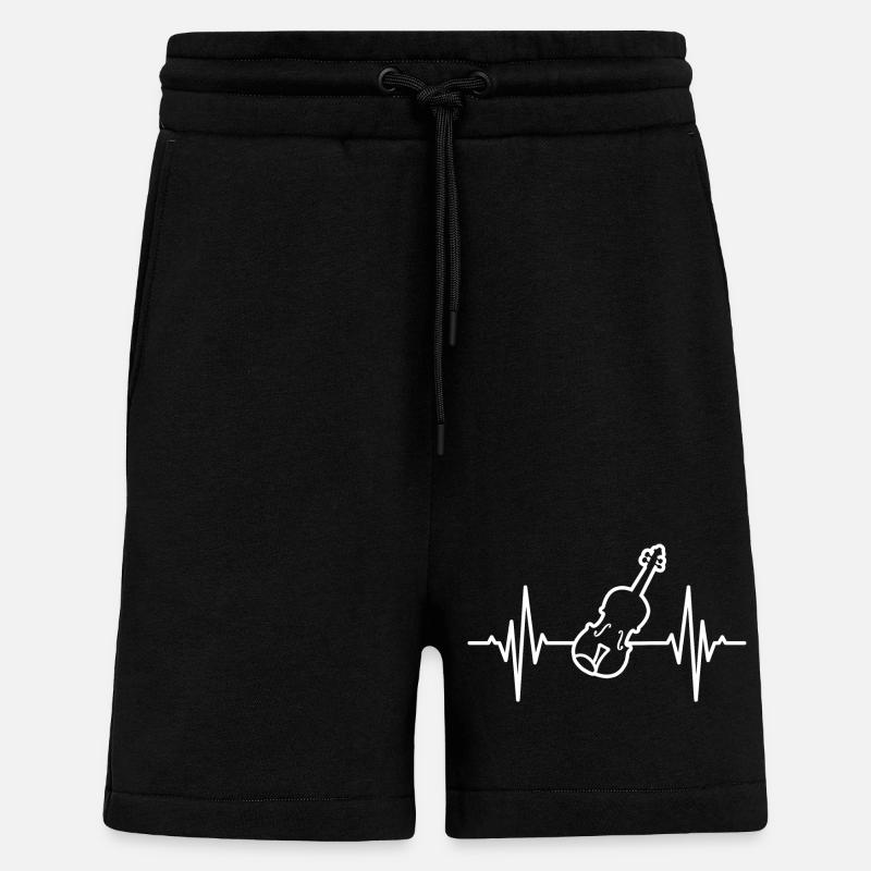 Violin Pulse Pulse - Short bio décontracté fabriqué en UE - SOLID BLACK