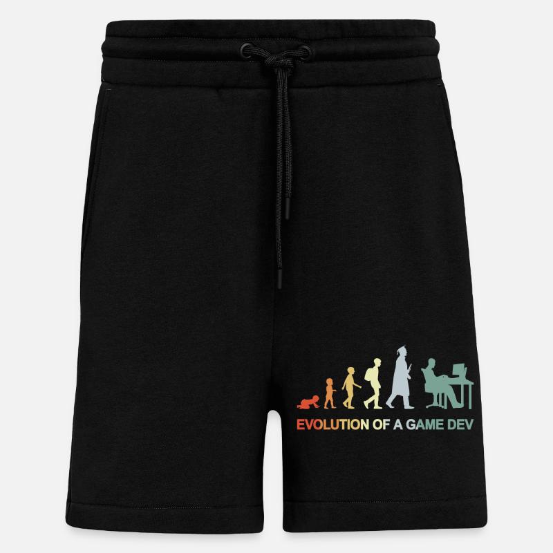 Game Dev Evolution - Shorts - made by SPREAD - SOLID BLACK