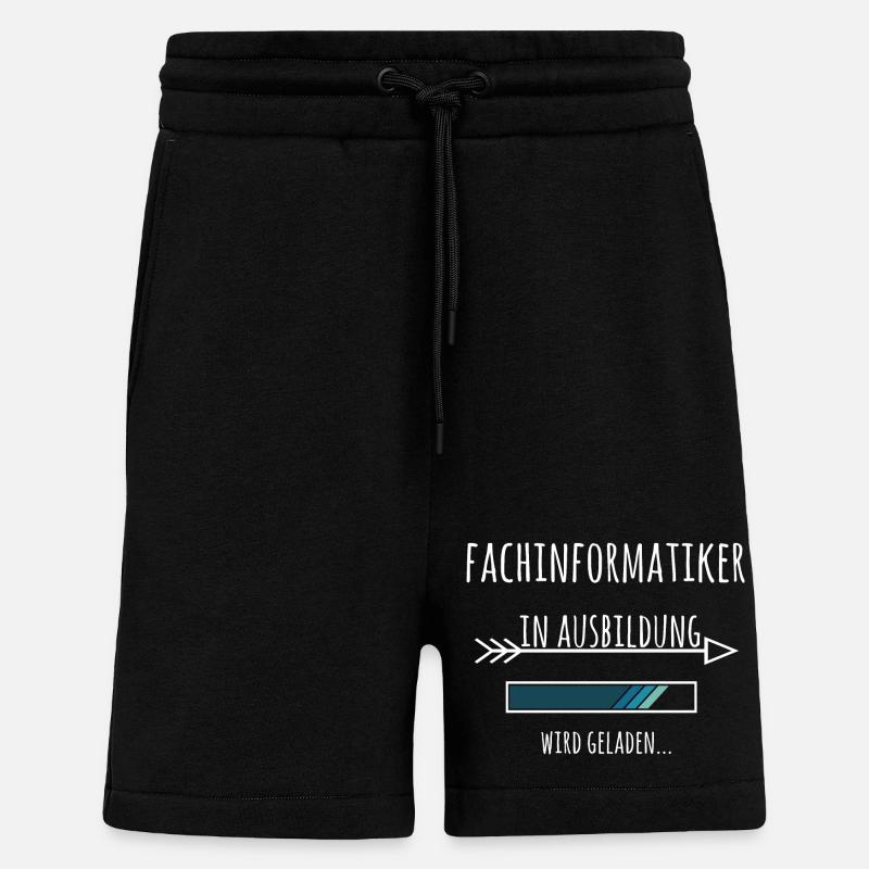 Fachinformatiker Ausbildung Beruf - Shorts - made by SPREAD - SOLID BLACK