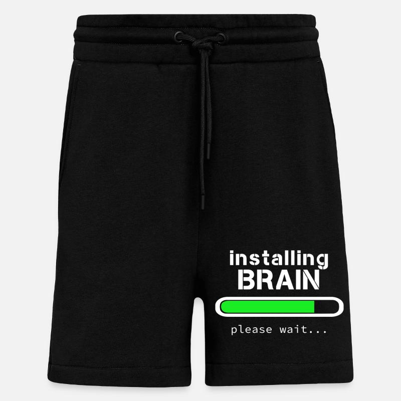 Installation von Brain - Shorts - made by SPREAD - SOLID BLACK