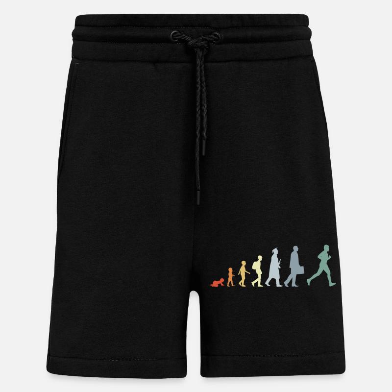 Läufer Evolution - Shorts - made by SPREAD - SOLID BLACK