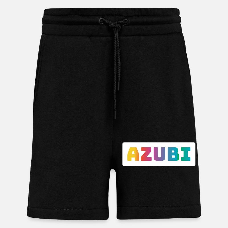 Azubi Tshirt coloured - Shorts - made by SPREAD - SOLID BLACK