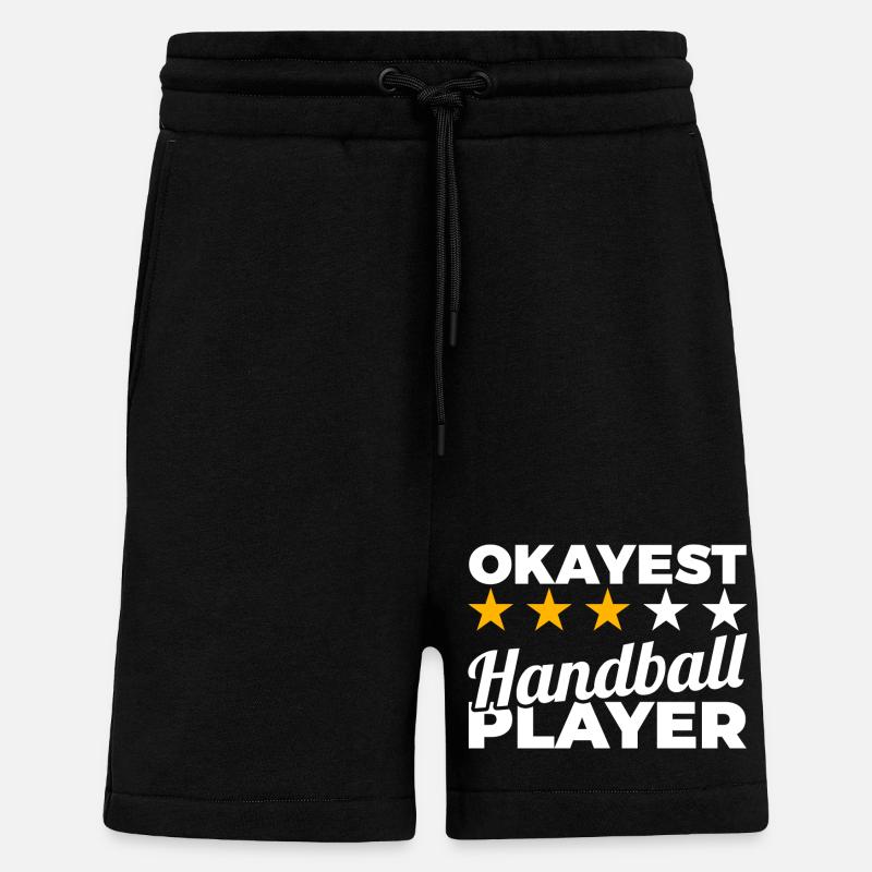 Durchschnittlicher Handballer - Shorts - made by SPREAD - SOLID BLACK