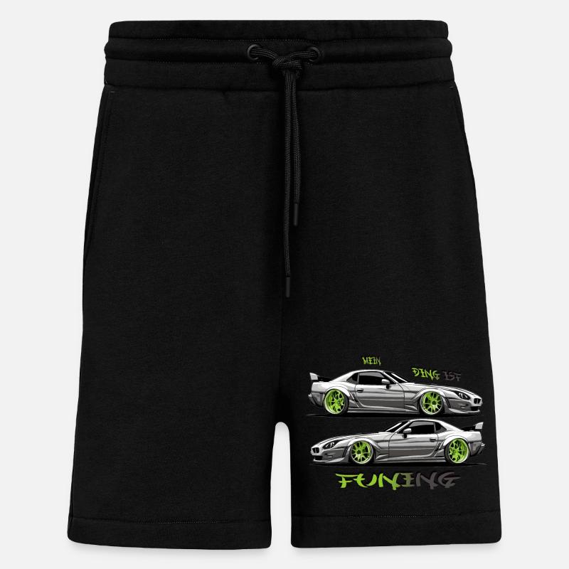 Mein Ding ist Tuning - Shorts - made by SPREAD - SOLID BLACK