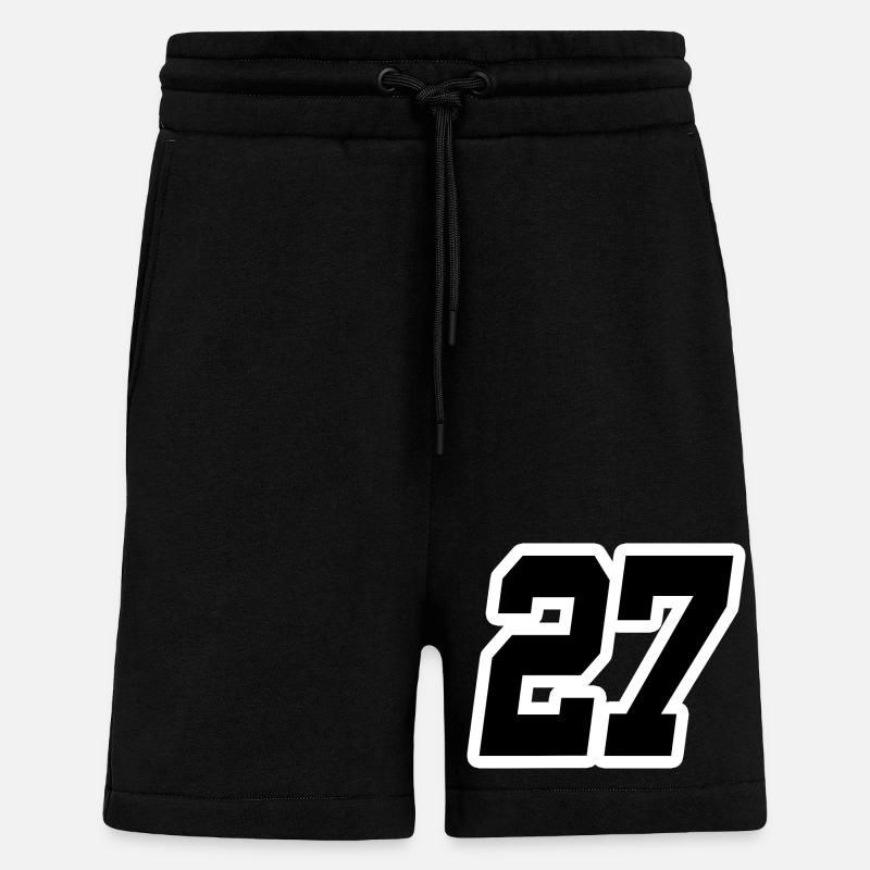 Nummer siebenundzwanzig 27 - Shorts - made by SPREAD - SOLID BLACK
