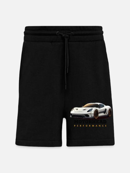 Performance Sports Car - Shorts - made by SPREAD - SOLID BLACK