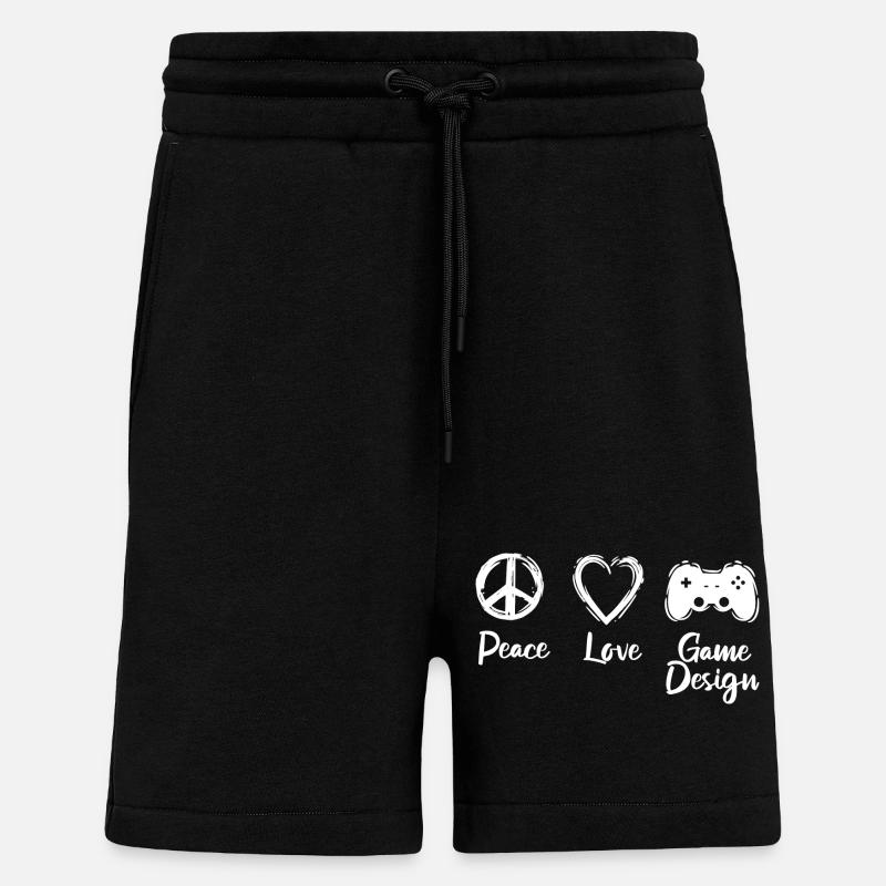 Spieleentwicklung Motivation - Shorts - made by SPREAD - SOLID BLACK