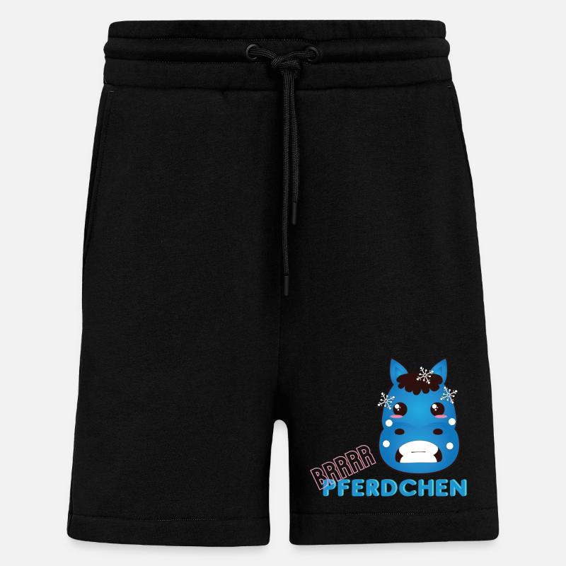 ! Brrr Pferdchen - Winter Pony - Shorts - made by SPREAD - SOLID BLACK