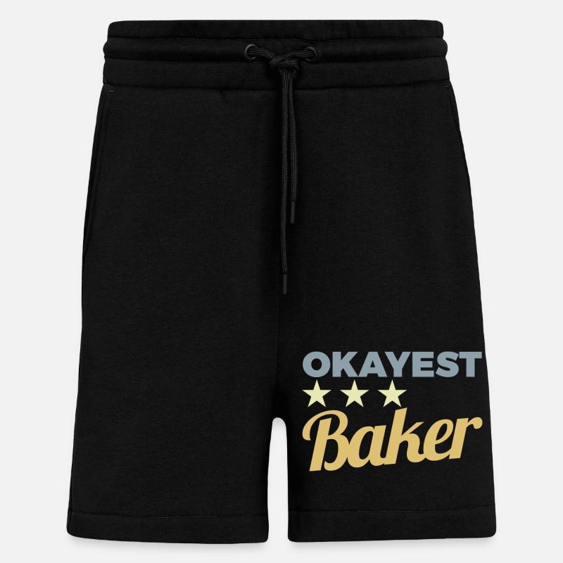 Average baker - Shorts - made by SPREAD - SOLID BLACK